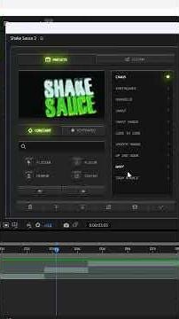 Идеальные шейки для эдитов в After Effects