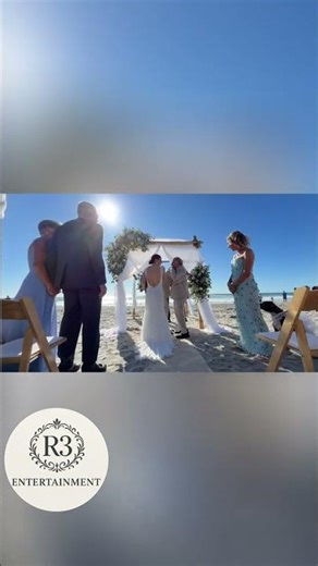 Bride's Emotional Beach Wedding Walk: A Moment of Truth #shorts