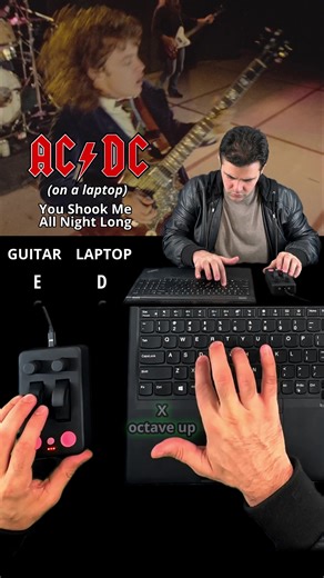 AC/DC on a laptop 🤘🏼