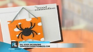The Wood Connection: Fall Door Decorating