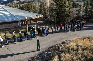 Drop, swap and ski: Vail Ski & Snowboard Swap underway at Dobson Ice Arena