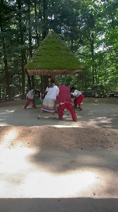 The Bison Dance demonstrated at Oconaluftee Indian Village in Cherokee, NC Most of the dancers you see here are current participants or graduates of our mentorship program. The mentorship program is open to Cherokee youth ages 14 to 17. The mentees work closely with their mentors to learn traditional crafts, Cherokee history, and more. This program is important for keeping Cherokee culture alive through the generations #OconalufteeIndianVillage #LivingHistory #Museum #Bison #NativeAmerican #Indi