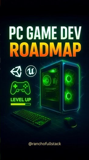 🎮 How to Become a Game Dev: Step by Step! #gamedevelopment #unity #unrealengine #roadmap #shorts