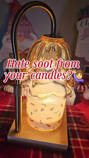 Worry free way to enjoy your candles. No flame, no soot. #candles #homedecor #candlewarmer #tiktokshop