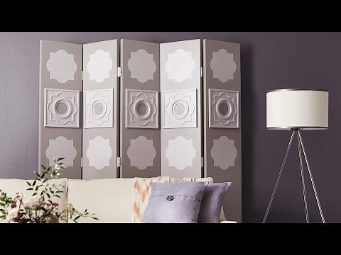 How to Make a Decorative Folding Screen