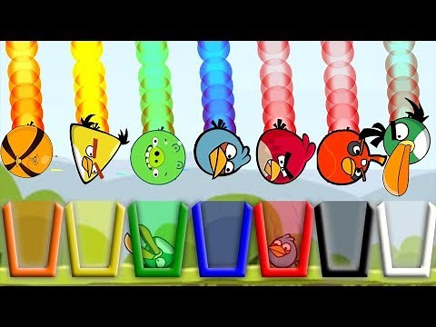 Angry Birds Drink Water 2 - GIVE RAINBOW WATER TO EVERY KIND OF BIRDS!