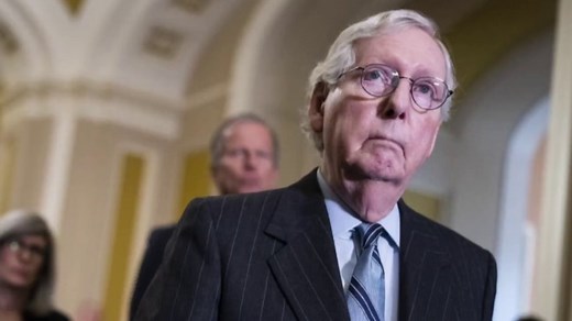 Senate Republican leader Mitch McConnell is being treated for a concussion after a fall