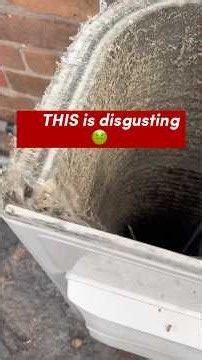 This AC Unit Was FILTHY 🤢 | Ducted Air Con Service #hvaclife #airconditioning