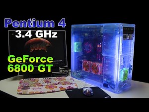 UV acrylic party build - Intel Pentium 4 + GeForce 6800 GT - RETRO Hardware