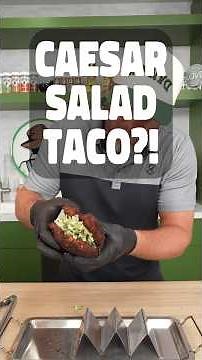 Chicken Caesar Salad... But Make It a Taco 🌮🍋🔥