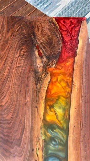 Fat Cat Wood Works on Instagram: "Before and after… Brand new bathroom vanity just looking GORGEOUS…. Those colors blended together so well! The walnut is gorgeous as always… What do y’all think of this vanity counter top? Can’t wait to see it all set up! @meyspring Pacific Blue/Green Pyromorphite/ Golden Labradorite / Wine Red @superclearepoxy Liquid Glass Deep Pour Epoxy @odiesoil Dark @jeffmacksupply 24 x 48” HDPE Mold @black_forest_sawmill walnut #epoxy #epoxyresin #resinart #homedecor #kitc