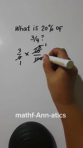 14K views · 107 reactions | Percentage of a fraction.✌️ #learning #basic #percentage #numbers #fbreels2025ツ | Math Fannatics | Facebook