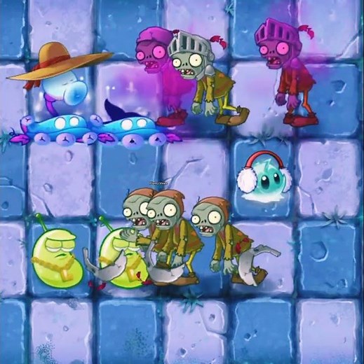 PvZ 2 - Laser Bean Vs Shadow Pea Vs Team Zombies - Who Will Win?