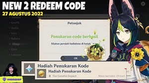 2 Redeem Code Baru Genshin Impact v3.0