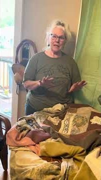 Creative Quilting #recycle #repurpose #deconstructing #shorts
