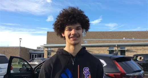 Silver Creek's Brody McLaughlin talks about winning the Class 3A regional at Charlestown