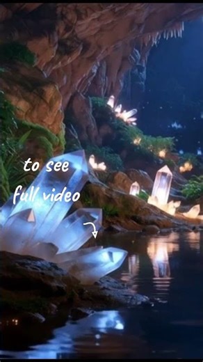 Mystic Crystal Cave – Water Magic Sounds #shorts