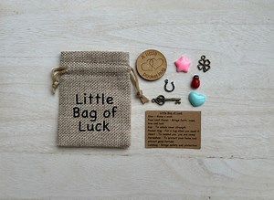 Little Bag of Luck, Good Luck Gift, Positivity Gift, Thinking of You, Token Gift, Luck Keepsake Gift, Good Luck Exams, Good Luck Charms - Etsy