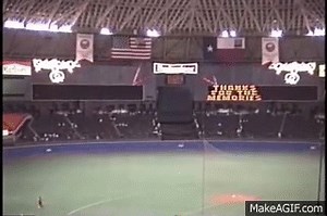 Astrodome Scoreboard Goes Dark 09/06/1988 on Make a GIF