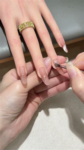 Nail Art, Nail Art Tutorials, Cheek Color Nail Art, Ribbon Nail Art, Super Pretty Nail Art