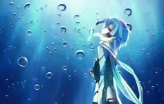 Asada Shino Under The Water Sword Art Online 4k Live Wallpaper