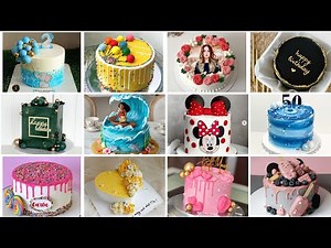 15 Beginner Birthday Cake Ideas/ Simple & Beautiful Cake Designs/ Cakes Factory