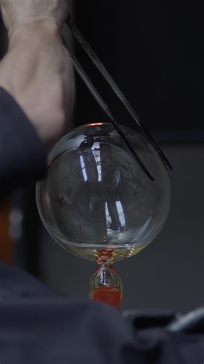 The 28 series is crafted using an innovative glassblowing technique, creating spheres with recessed inclusions that capture and diffuse light. Available in 70 colours and in pendant, surface, floor, and table options, this versatile series brings an ethereal glow to any environment. | Bocci