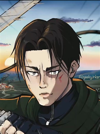 Levi Ackerman- Attack On Titan - fanart - drawing. #speedpaint #anime #attackontitan #levi #fanartanime