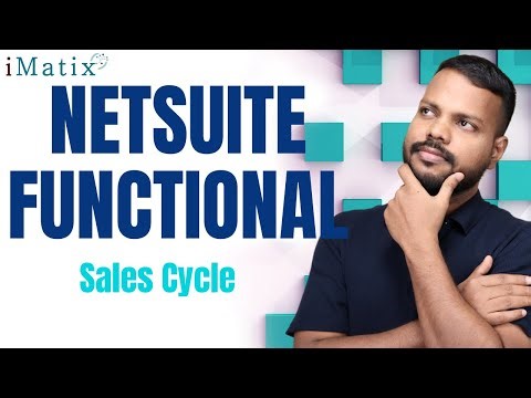 Sales Cycle in NetSuite Functional | NetSuite Functional Training | NetSuite Functional | iMatix