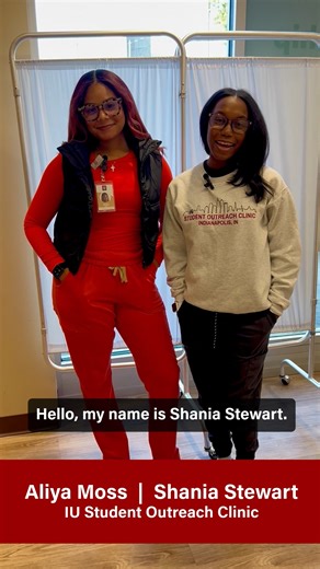 As volunteer clinic managers at the IU Student Outreach Clinic, IU School of Nursing students Aliya Moss and Shania Stewart gain frontline experience that strengthens their clinical skills, builds leadership, and prepares them to be the next generation of compassionate, highly skilled nurses. A gift to the Nursing IU Student Outreach Clinic – Indianapolis Fund helps make this transformative experience possible by providing support such as scholarships, professional development, and resources for