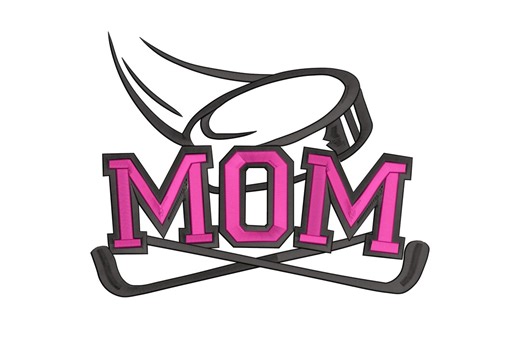 Hockey Mom Machine Embroidery File, Sports Fan Gift Idea, Game Day Apparel Pattern, Instant Download - Etsy