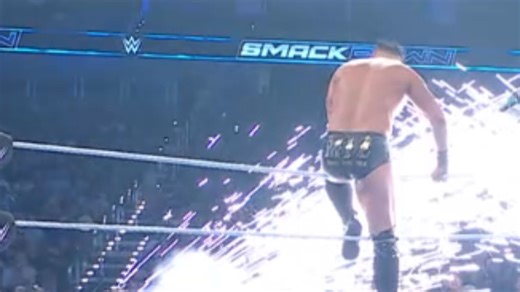 Pyro Malfunctions On WWE SmackDown, Burns The Face Of The Miz