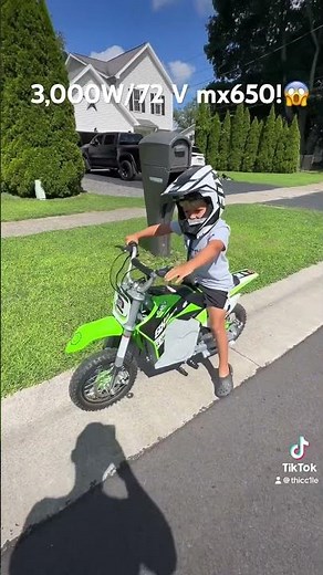 Major upgrade to the razor mx650! Installed 3,000 watt motor and 72 Volt battery!! #ebike #razor