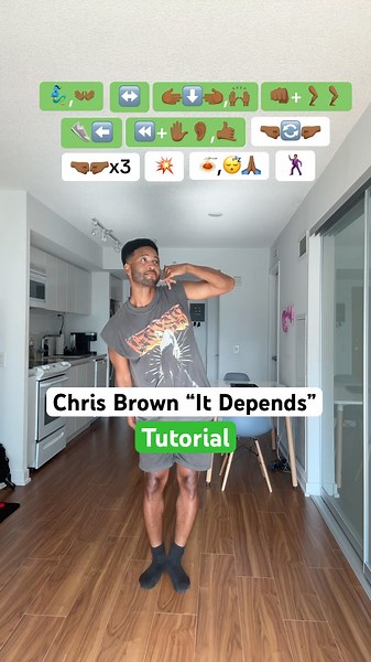 Chris Brown - It Depends Tutorial (Mirrored) #itdependschallenge #dance #tutorial #chrisbrown