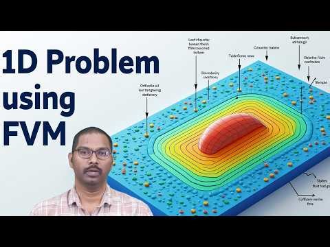 1D Problem using FVM by Dr. J Sandeep