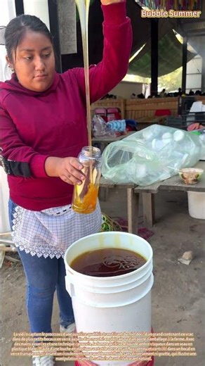 Transvasement de Miel d'un Contenant en Vrac dans des Bocaux de Vente au Détail