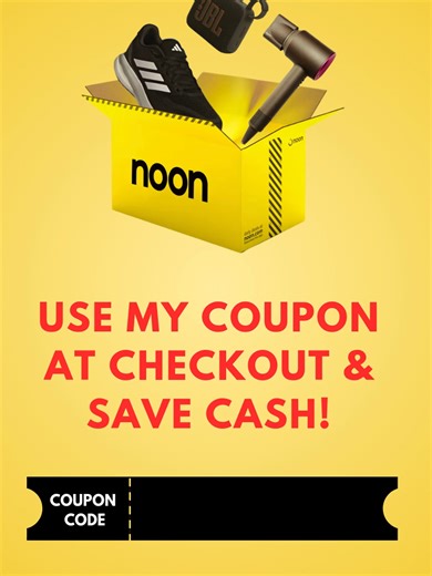 NOON COUPON CODE 2026! 🤑💸 Save BIG with this discount code ✨ Works on Noon UAE, KSA &🛍️ Use code: AHAB 💰 #nooncouponcode #noonuae #noonksa #couponcode #discountcode #savemoney #uaedeals #ksadeals #shoppinghacks #tiktokmademebuyit #noonsale #noonegypt #uaeshopping #ksashopping #dubaideals #riyadhdeals #onlineshopping #dealofthedaytiktok #moneysavingtips #shoppingdeals #noonapp #promocode #vouchercode #foryou #fyp #viral