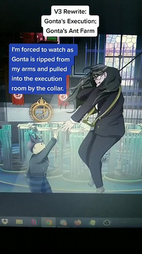 Gonta's Tragic Execution in Danganronpa V3