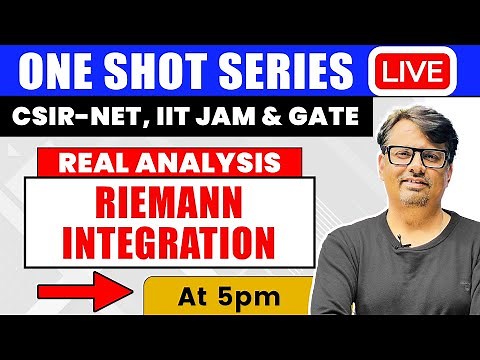 Real Analysis | Riemann Integration in One Shot by GP Sir