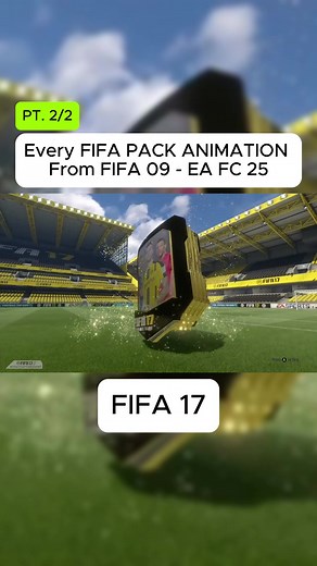 Evolution of FIFA Pack Opening Animations From FIFA 09 to EA FC 25