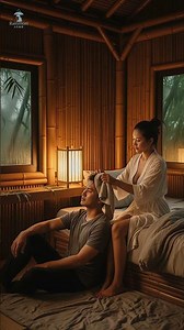 After the Storm | Gentle Hair Drying ASMR 🧣 #asmrrain #rainsounds #shorts