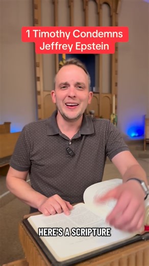 19K views · 1.8K reactions | 1 Timothy Condemns Jeffrey Epstein! Check out my new SubStack. Link in LinkTree: https://m.facebook.com/story.php?story_fbid=pfbid026DjrptTdhejWQfPrkW22qDxESc9x55UeXty9haJXeJ7UGFY1PPPfR48pMKFcfmkjl&id=100063808434945 #progressivechristianity #epstein #epsteinfiles #lgbtq | Rev. Dr. Caleb J Lines | Facebook