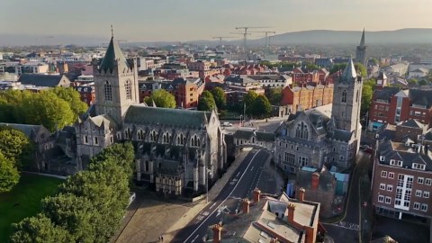 Dublin from Above: A Drone's View of Historic and Modern Fusion - Worldwide
