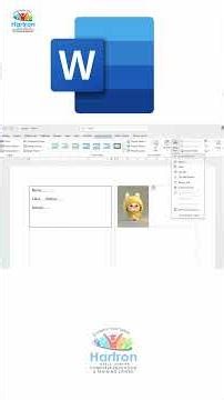 Picture Captions (Labels) in MS Word | MS Word Tips and Tricks | Hartron Skill Centre Sonipat