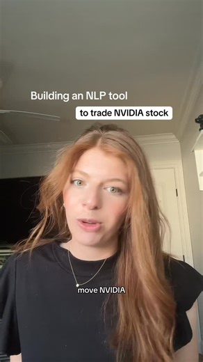 Mariana Antaya on Instagram: "Do you think sentiment is a good indicator? It did a pretty good job for the past month on NVDA! Let me know in the comments! #nvda #sentimentanalysis"