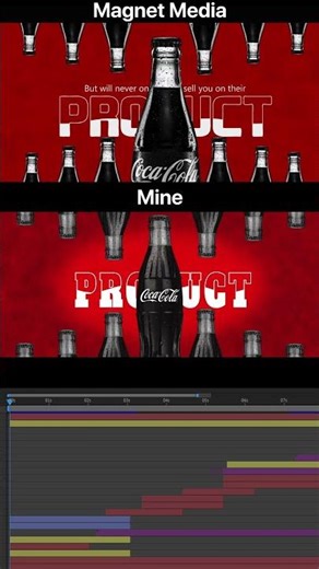 I recreated Magnets Media's Coca-Cola animation from scratch. 🥤