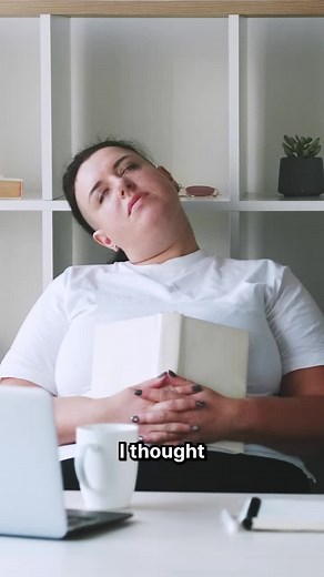 the real reason I had to 😴 at work