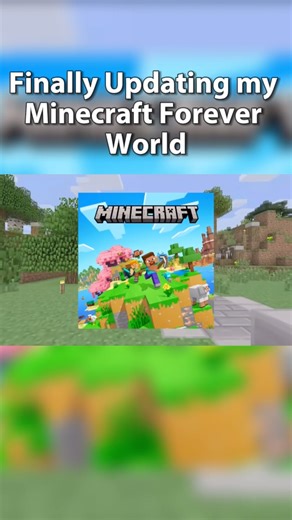 Updating My Minecraft Forever World To Bedrock #minecraft #bedrockedition #letsplay #nostalgia
