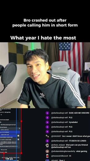 Chat triggers bro's trauma