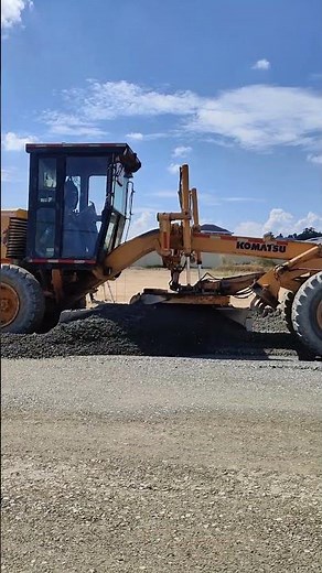 How a Motor Grader Prepares the Road Base | Construction Machinery Skills